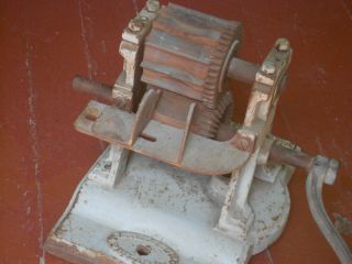 Vintage antique Thomas Mills & Bro.  candy roller,  press,  cutter,  crank machine 2