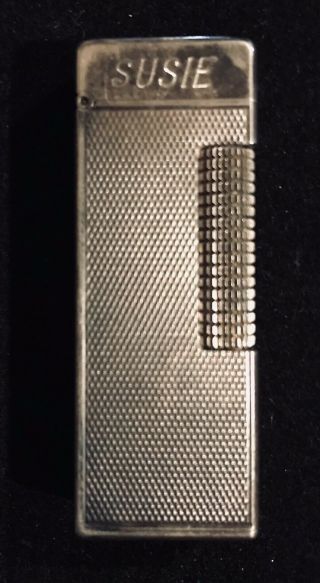 Vintage 1950’s Dunhill Silver Plate Rollagas Lighter