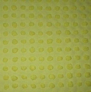 Vintage Yellow Popcorn Chenille Bedspread Fabric 20 X 29