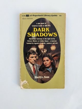 Vintage Book Dark Shadows By Marilyn Ross 1968 Vampire Horror Series Book One