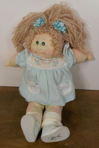 Vintage 1984 Cabbage Patch Doll Velma Denise with Adoption Documents 2