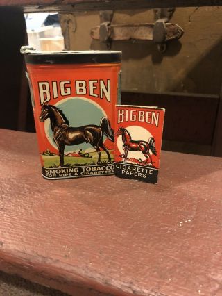 Sweet Big Ben (specimen) Tobacco Tin And Papers