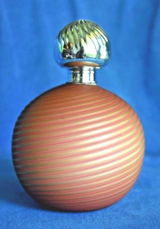 Antique Stevens & Williams Art Glass Gorham Sterling Silver Perfume Bottle