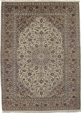 8x12 Rare Handmade Cream Floral Vintage Area Rug Oriental Decor Carpet 8 