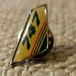 Boeing 747 Pin,  Vintage (blue) Aircraft Tail Piece Lapel Pin