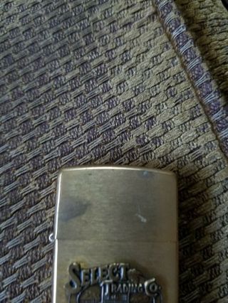 Vintage Zippo Lighter - Select Trading Co.  Tobaccoville,  NC 2