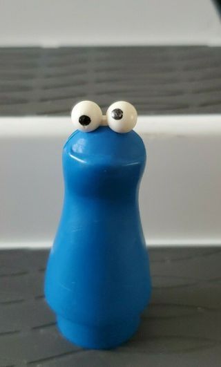 Vintage Fisher Price Little People Cookie Monster For Sesame Street 938