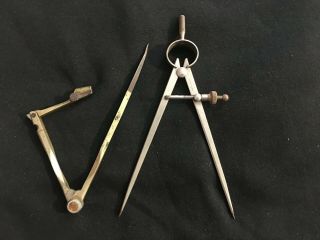Two Vintage Compasses One By Atlas Tool Co.  One Unknown