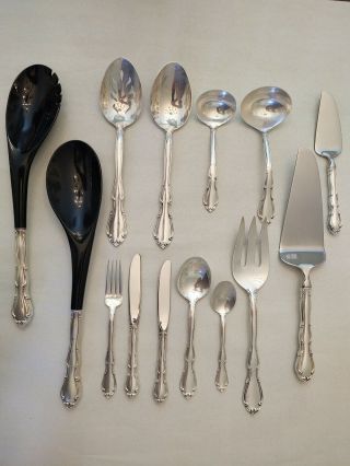 Towle Fontana Sterling Silver Flatware service for 12,  case 2