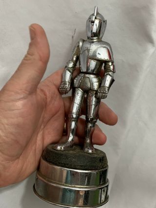 Vintage Figural Knight Table Lighter With Music Box