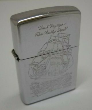Rare Zippo Lighter The Cutty Sark Last Voyage Etched By Zippo 1999 (h Xv)