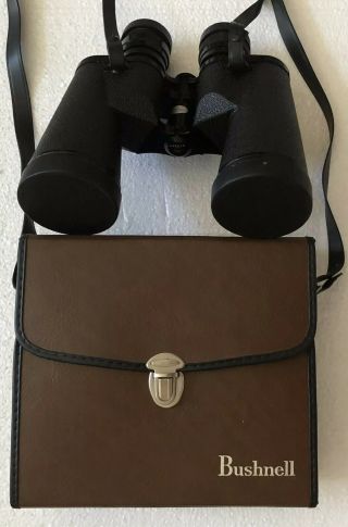 Bushnell Sportview 7 X 50 Vintage Binoculars In Case_great