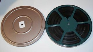 A Vintage 8mm Home Movies - Big Reel - 5 3/4 Inches Across