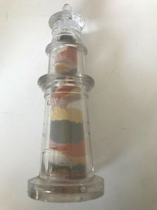 Antique Glass Gay Head Lighthouse,  Rare,  Martha 