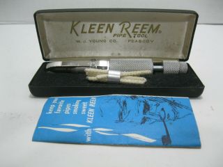 Vintage Kleen Reem Pipe Cleaner Complete With Hard Case & Instructions 1960 