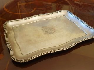 19 C.  Imperial Russian Silver 84 Tray Large,  389 Grams