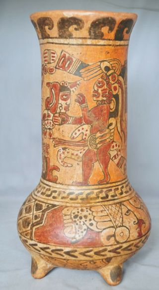 Unknown Ancient Antique Pottery Vessel Pot Pre - Columbian ???