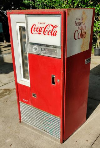 Antique Coca - Cola Coke Machine 1950 