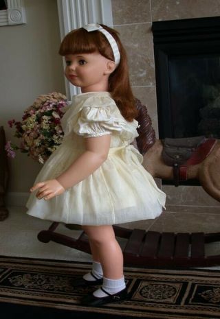 Vintage 3 pc Dress & Smock 4 Ideal Patti Playpal Fits 35” Doll 