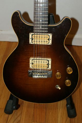 1983 Epiphone Spirit II Antique burst USA made Quilted top 2