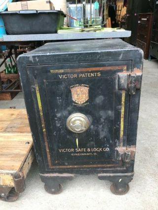 Antique Victor Safe And Lock Co.  Safe