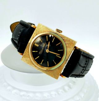 Lucien Piccard Vintage 14k Solid Gold Art Deco Watch