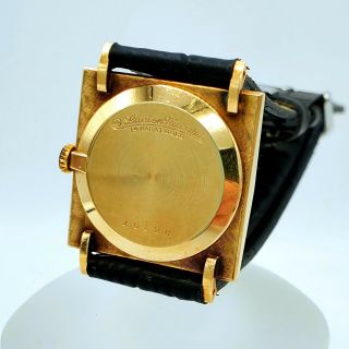 Lucien Piccard Vintage 14K Solid Gold Art Deco Watch 2
