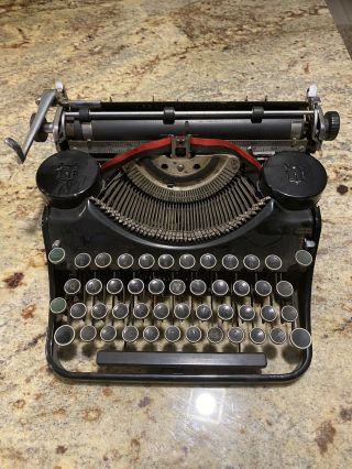 Vintage Antique Typewriter Underwood Elliot Fisher Co
