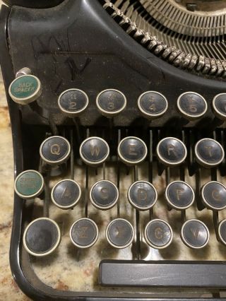 Vintage Antique Typewriter Underwood Elliot Fisher Co 2