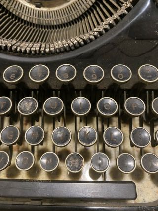 Vintage Antique Typewriter Underwood Elliot Fisher Co 3