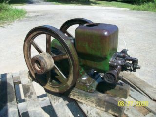 John Deere 1.  5 Hp Hit Miss Stationary Engine Antique Tractor Farmall