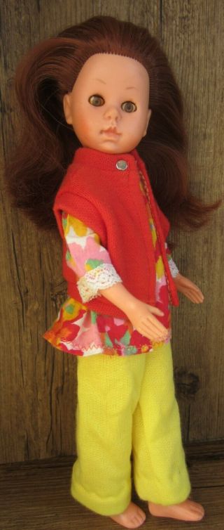 Vintage fashion doll,  Nancy,  rare red hair,  1968,  Italy,  Italocremona 2