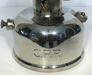 RARE Vintage Coleman CPR Lantern Model 247 dated 1 - 62 with caboose mounting bar 2