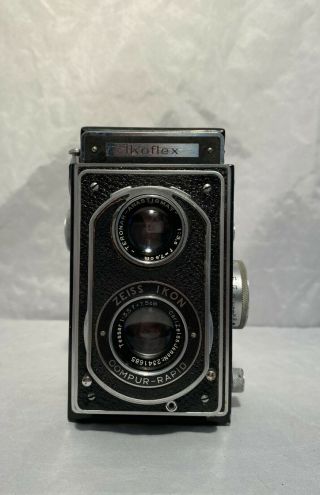 Vintage Zeiss Ikon Ikoflex Tlr Twin Lens Camera