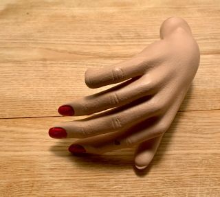 Vintage Mannequin Right Hand,  Jewelry Display,  Collectibles
