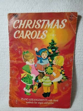 Whitman Christmas Carols Music/song Book Piano Organ Guitar 2979 Vintage 1957