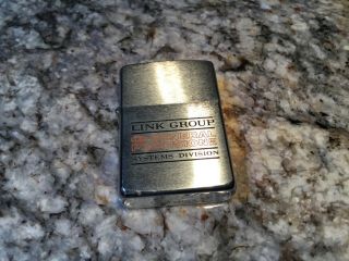 Zippo Lighter Old Stock.  Satin Finish “ Link Group General Precision”
