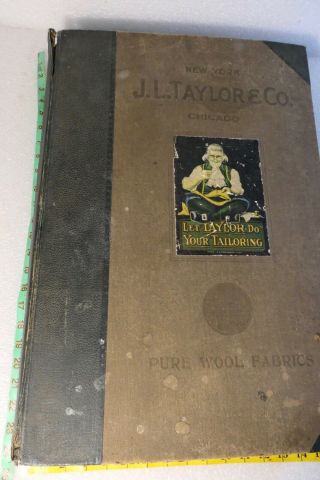 J.  L.  Taylor & Co.  York Chicago Tailors Salesman Sample Book Clothing Suits
