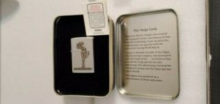 Zippo Lighter: 1935 Varga Girl: Windy - 1993 Coty (collectible Of The Year)