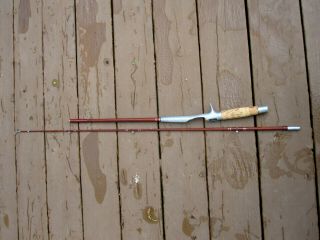 Vintage Pflueger Megaflex 2 - Piece Bait Casting Spinning Fishing Rod Cork 5 