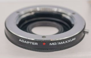 Vintage - Minolta Md Lens Adapter For Minolta Maxxum Sony Alpha Cameras W/ Glass