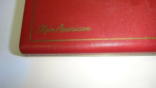 1950 ' s=ELGIN=Art Deco Gold Tone=Cigarette Lighter/Case in Box= USA =NR= 3