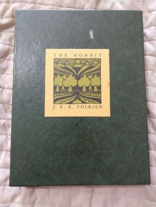 Vintage 1966 The Hobbit / J.  R.  R.  Tolkien Hc Book In Slipcase Houghton Mifflin Co
