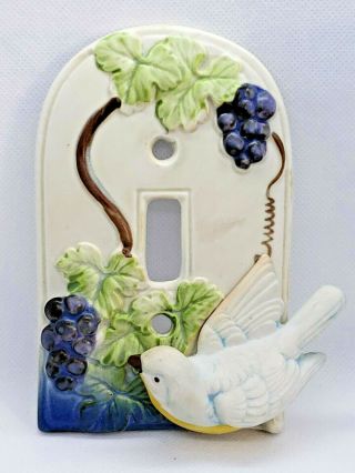 Vintage,  Takahashi,  Japan,  Bird,  Light Switch Covers,  Set of Two 2