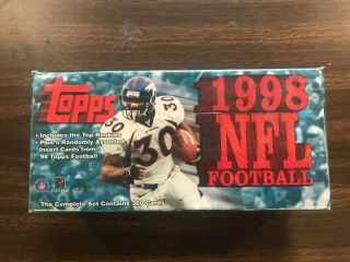 1998 Topps Nfl Football Factory Complete Set: P.  Manning,  Moss,  Woodson