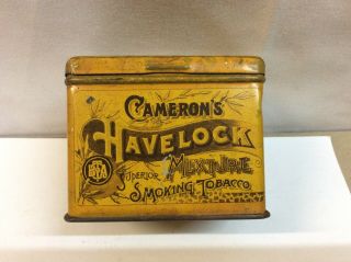 Vintage Havelock 4 Oz Tobacco Tin Cameron’s Havelock Mixture Melbourne Australia 2