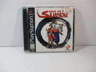 Rare Vintage Hard To Find Playstation Soul Of The Samurai Complete