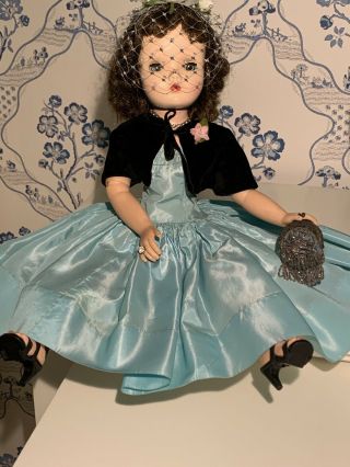 Vintage 1956 Madame Alexander Cissy Doll 2017 Tagged Dress Crisp 2