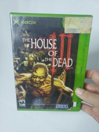 Vintage Microsoft Xbox House Of The Dead Iii 3 Game