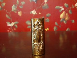 Vintage Towle E.  P.  Gold Plated Lighter Cover